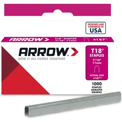 Arrow Kabelstift T18 7/16 11mm stål - 88219 Arrow Kabelstift T18 7/16 11mm stål - 88219