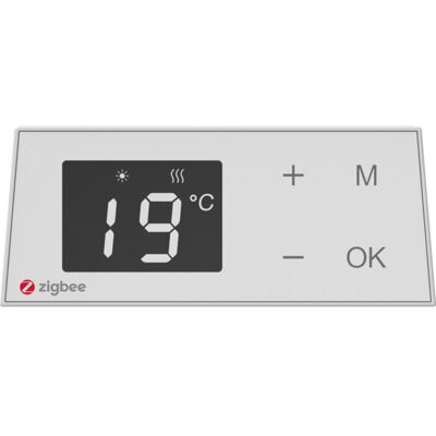 Namron Zigbee termostat for panelovn PRO hvit - 4512776 Namron Zigbee termostat for panelovn PRO hvit - 4512776