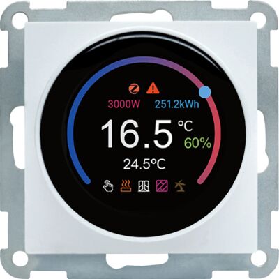 Namron Zigbee Edge Termostat - Hvit - 4566702 Namron Zigbee Edge Termostat - Hvit - 4566702