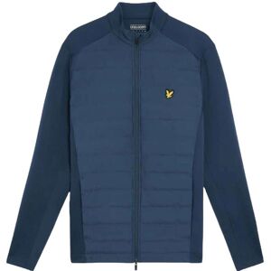 Lyle & Scott Hybrid Quilted Full Zip Jakke Herre Blå Xxl Lyle & Scott Hybrid Quilted Full Zip Jakke Herre Blå Xxl