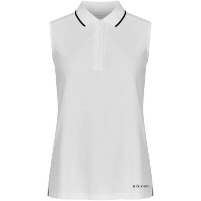 Röhnisch Miriam Sleeveless Pique Dame Hvit Xl Röhnisch Miriam Sleeveless Pique Dame Hvit Xl