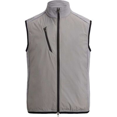 Ralph Lauren Rlx Hybrid Full Zip Vest Herre Grå M Ralph Lauren Rlx Hybrid Full Zip Vest Herre Grå M