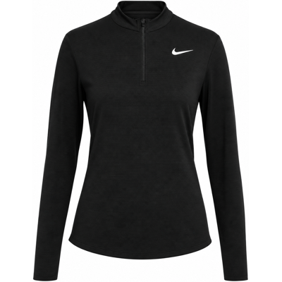 Nike Victory Dri-Fit Quarter Zip Genser Dame Svart L Nike Victory Dri-Fit Quarter Zip Genser Dame Svart L