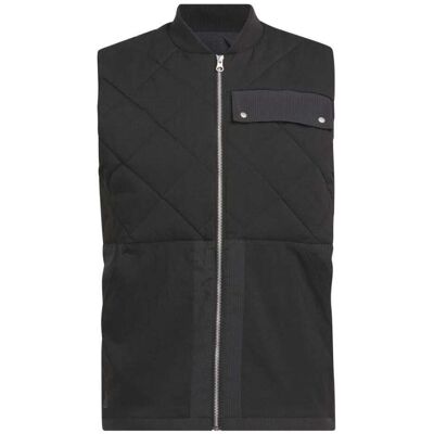 Adidas Go-To Full Zip Vest Herre Svart Xl Adidas Go-To Full Zip Vest Herre Svart Xl