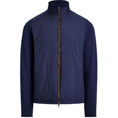 Ralph Lauren Rlx Quilted Hybrid Mockneck Jakke Herre Navy L Ralph Lauren Rlx Quilted Hybrid Mockneck Jakke Herre Navy L