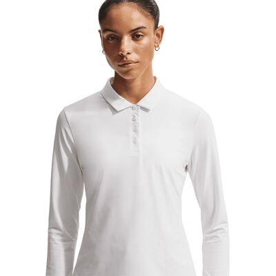 Nike Dri-Fit Victory Langermet Pique Dame Hvit M Nike Dri-Fit Victory Langermet Pique Dame Hvit M