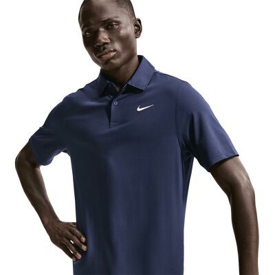 Nike Dri-Fit Velocity Pique Herre Navy L Nike Dri-Fit Velocity Pique Herre Navy L
