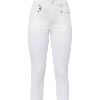 Röhnisch Chie Capri Bukser Dame Hvit 34 Röhnisch Chie Capri Bukser Dame Hvit 34