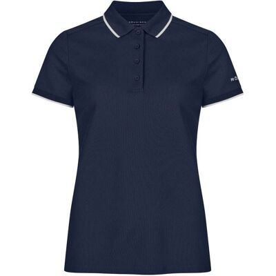Röhnisch Miriam Pique Navy Polo - Polo skjorte Röhnisch Miriam Pique Navy Polo - Polo skjorte