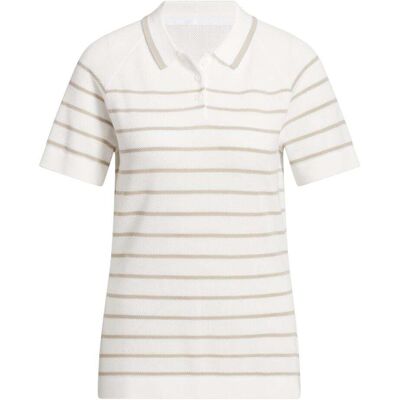 Adidas Ultimate Knit Pique Dame Hvit L Adidas Ultimate Knit Pique Dame Hvit L
