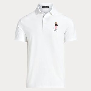 Ralph Lauren Airtech Bear Pique Herre Hvit  Xxl