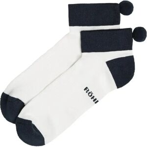 Röhnisch Pompom Sokker Dame Navy 2 Pack 36-38