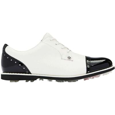 G/FORE Cap Toe Galivanter Golfsko Dame Hvit/svart 37 G/FORE Cap Toe Galivanter Golfsko Dame Hvit/svart 37