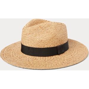 Ralph Lauren Raffia Fedora Solhatt L/xl