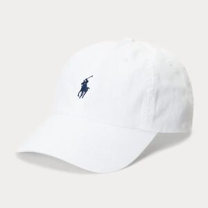 Ralph Lauren Cotton Chino Baseball Caps Hvit