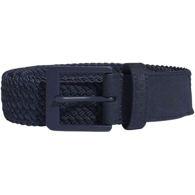 Adidas Braided Stretch Belte Navy L/xl Adidas Braided Stretch Belte Navy L/xl