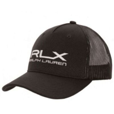 Ralph Lauren Rlx Twill Trucker Caps Svart Ralph Lauren Rlx Twill Trucker Caps Svart