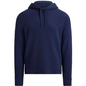 Ralph Lauren Rlx Performance Waffle-Knit Hettegenser Herre Navy M Ralph Lauren Rlx Performance Waffle-Knit Hettegenser Herre Navy M
