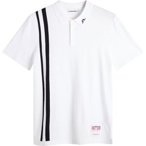 J.Lindeberg 30y Wallis Knit Pique Herre Hvit Xxl J.Lindeberg 30y Wallis Knit Pique Herre Hvit Xxl