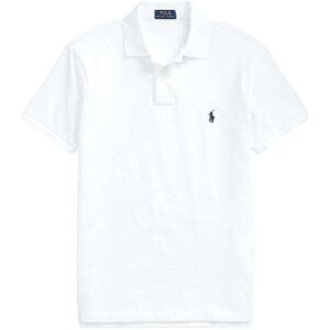 Ralph Lauren Slim Fit Mesh Pique Herre Hvit M Ralph Lauren Slim Fit Mesh Pique Herre Hvit M