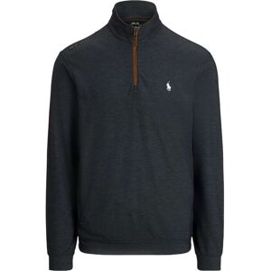 Ralph Lauren Rlx Mesh Quarter Zip Pullover Herre Svart Xl Ralph Lauren Rlx Mesh Quarter Zip Pullover Herre Svart Xl
