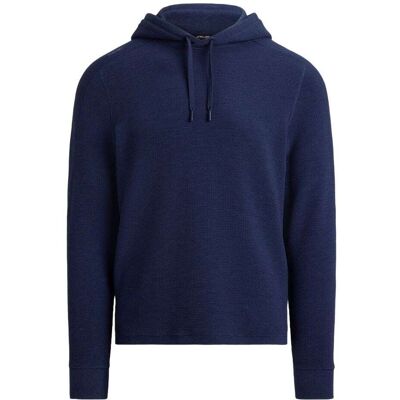 Ralph Lauren Rlx Performance Waffle-Knit Hettegenser Herre Navy S Ralph Lauren Rlx Performance Waffle-Knit Hettegenser Herre Navy S
