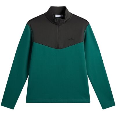 J.Lindeberg Maclean Quarter Zip Midlayer Herre Grønn M J.Lindeberg Maclean Quarter Zip Midlayer Herre Grønn M