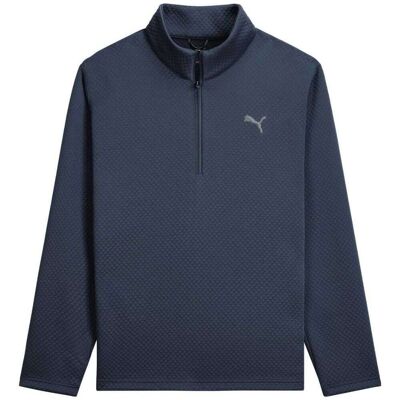 Puma Pebble 1/4 Zip Genser Herre Navy M Puma Pebble 1/4 Zip Genser Herre Navy M