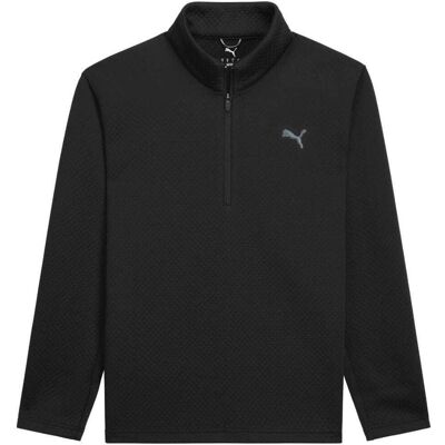 Puma Pebble 1/4 Zip Genser Herre Svart Xxl Puma Pebble 1/4 Zip Genser Herre Svart Xxl