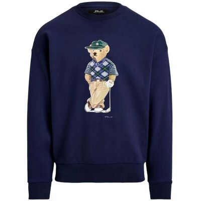 Ralph Lauren Rlx Relaxed Fit Polo Bear Genser Herre Navy Xl Ralph Lauren Rlx Relaxed Fit Polo Bear Genser Herre Navy Xl