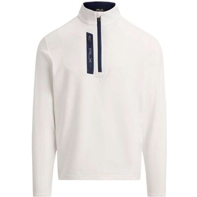 Ralph Lauren Rlx Stretch Jersey Pullover Herre Hvit Xl Ralph Lauren Rlx Stretch Jersey Pullover Herre Hvit Xl