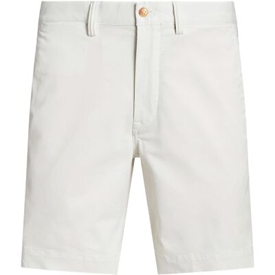 Ralph Lauren Stretch Straight Fit Chino Shorts Herre Hvit 32 Ralph Lauren Stretch Straight Fit Chino Shorts Herre Hvit 32