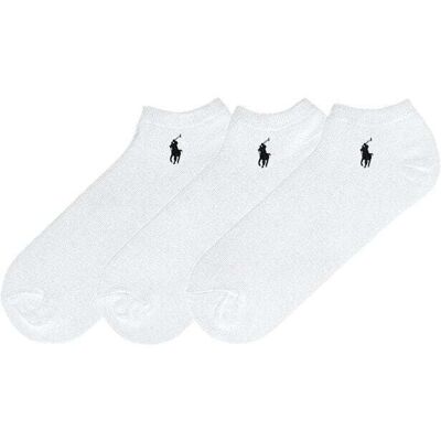 Ralph Lauren Ankelsokker 3-Pack Hvit Ralph Lauren Ankelsokker 3-Pack Hvit