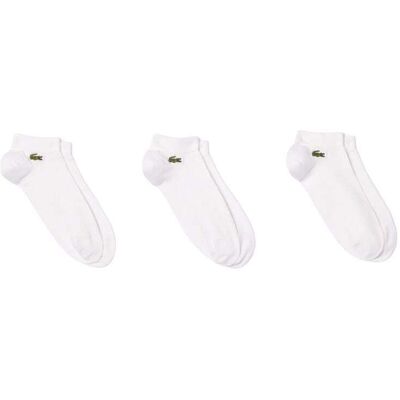 Lacoste Ankelsokker Hvit 3-Pack 43-46 Lacoste Ankelsokker Hvit 3-Pack 43-46