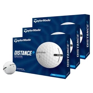 Taylormade Distance + Golfball Hvit 3 Dusin