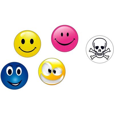 Golf Gear Cap-Clip Ballamarkør Smiley Golf Gear Cap-Clip Ballamarkør Smiley