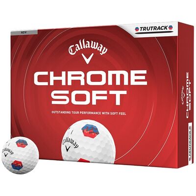 Callaway Chrome Soft Trutrack Golfball Hvit Callaway Chrome Soft Trutrack Golfball Hvit