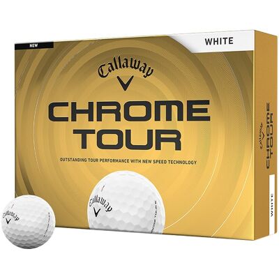 Callaway Chrome Tour Golfball Hvit Callaway Chrome Tour Golfball Hvit