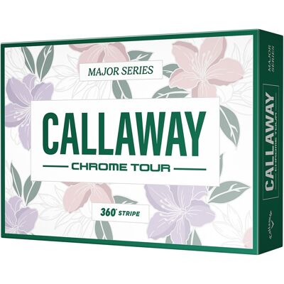 Callaway Chrome Tour April Major Stripe Golfball Callaway Chrome Tour April Major Stripe Golfball