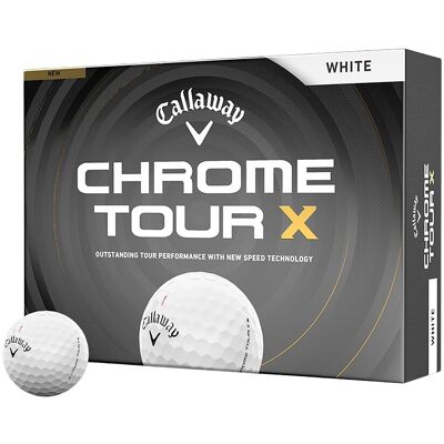 Callaway Chrome Tour X Golfball Hvit Callaway Chrome Tour X Golfball Hvit