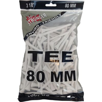 Golf Gear Golfpegger 80mm 100pk Golf Gear Golfpegger 80mm 100pk