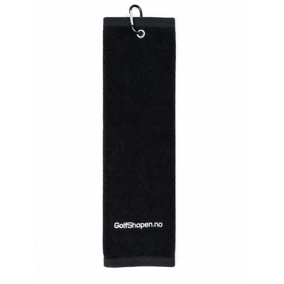 Golfshopen Tri-Fold Håndkle Svart Golfshopen Tri-Fold Håndkle Svart