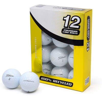 Titleist Pro V1 Golfballer - Resirkulert, Pakke 12 Titleist Pro V1 Golfballer - Resirkulert, Pakke 12