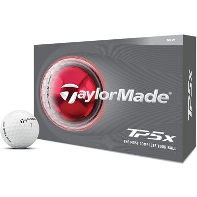 TaylorMade Tp5x Golfball Hvit TaylorMade Tp5x Golfball Hvit