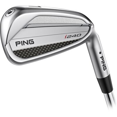 PING I240 Jernsett Stål 4-Pw Høyre Stiff (Nippon Pro Modus Tour 115, Tour Velvet 360 White, Std Lengde, Black Std Lie, Std Loft) PING I240 Jernsett Stål 4-Pw Høyre Stiff (Nippon Pro Modus Tour 115, Tour Velvet 360 White, Std Lengde, Black Std Lie, Std Loft)