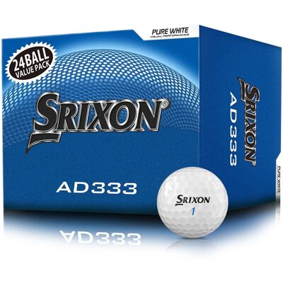 Srixon Ad333 Golfball 2 Dusin Hvit Srixon Ad333 Golfball 2 Dusin Hvit