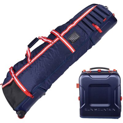 Sun Mountain Kube Reisebag Navy/hvit/rød Sun Mountain Kube Reisebag Navy/hvit/rød