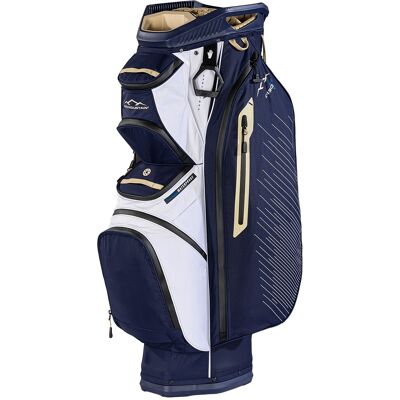 Sun Mountain C130 H2no Trallebag Navy/gull/hvit Sun Mountain C130 H2no Trallebag Navy/gull/hvit