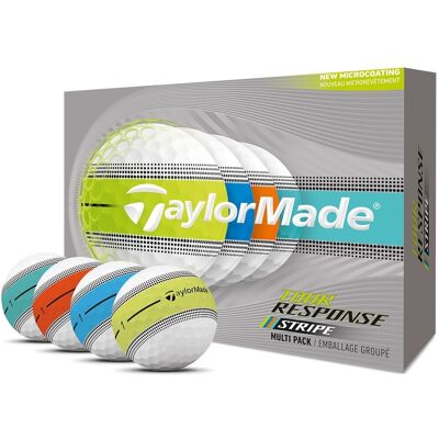 TaylorMade Tour Response Stripe Golfball Multi TaylorMade Tour Response Stripe Golfball Multi