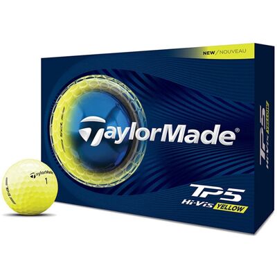 TaylorMade Tp5 Golfball Gul TaylorMade Tp5 Golfball Gul